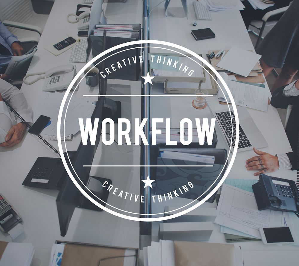 Workflow Effective Productive Efficiency Concept
