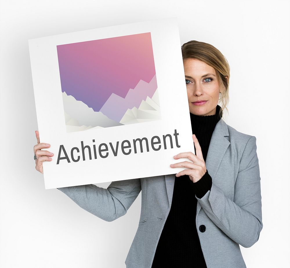 Achievement Word Peak Summit Graphic