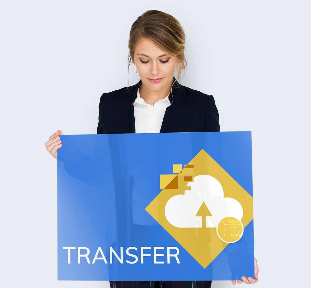 Transfer Upload Cloud Storage Concept
