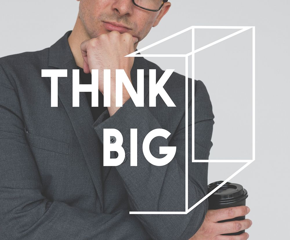 Think Big Ideas Creation Word Graphic