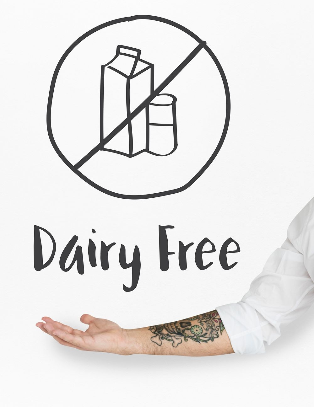 Dairy Free Healthy Lifestyle Concept