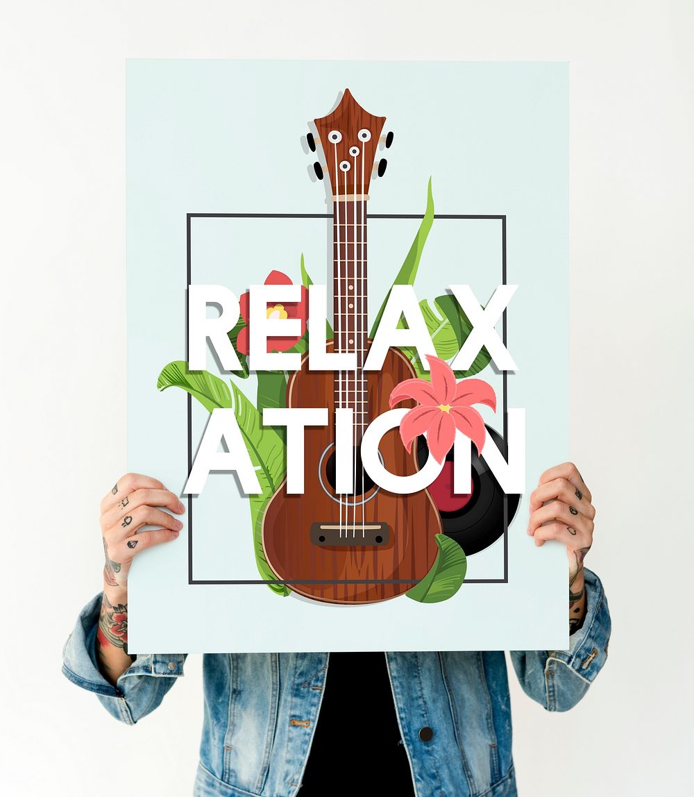 Music recreation guitar chill melody