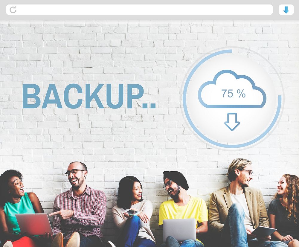 Backup The Cloud Storage Data Information Concept