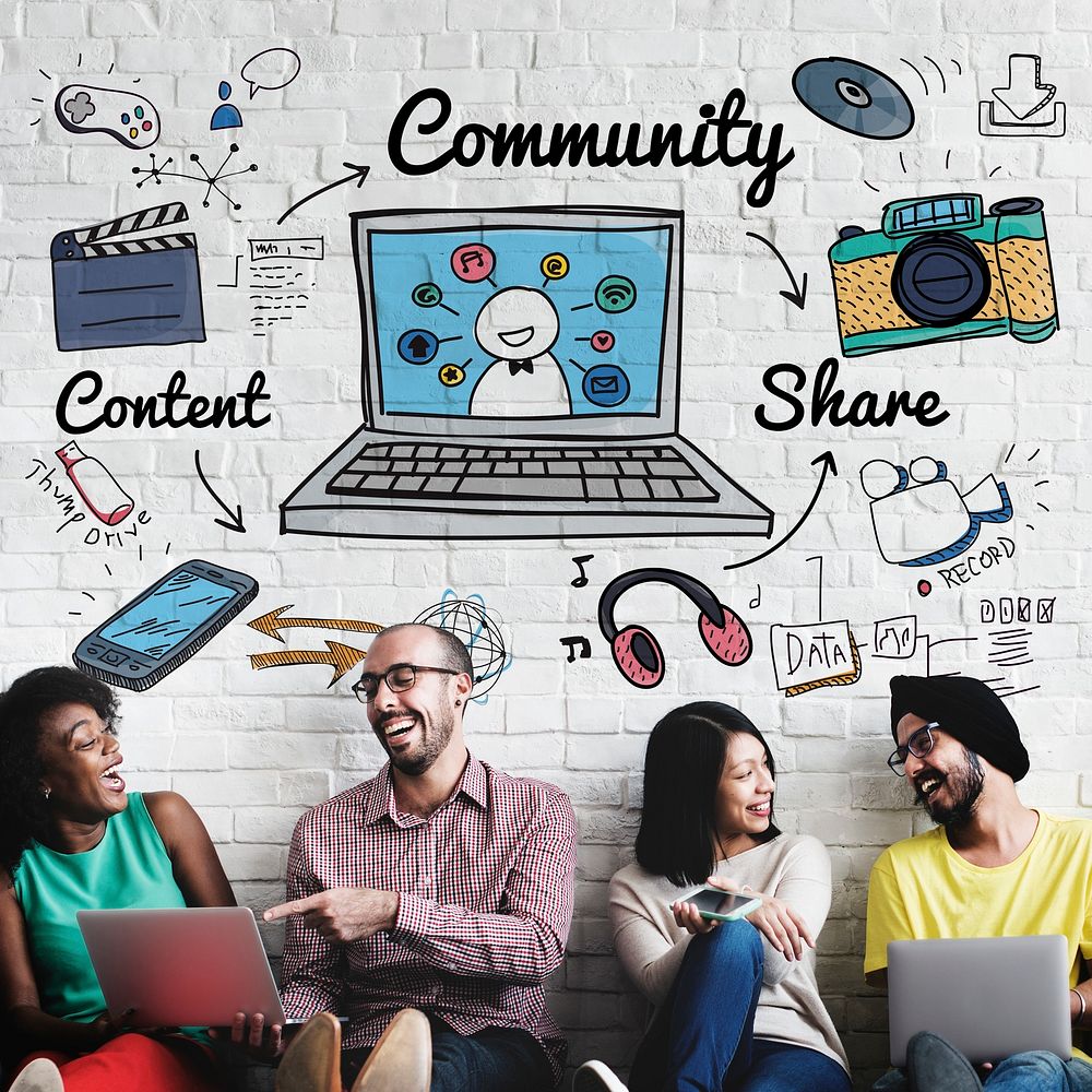 Community People Connection Social Network Concept