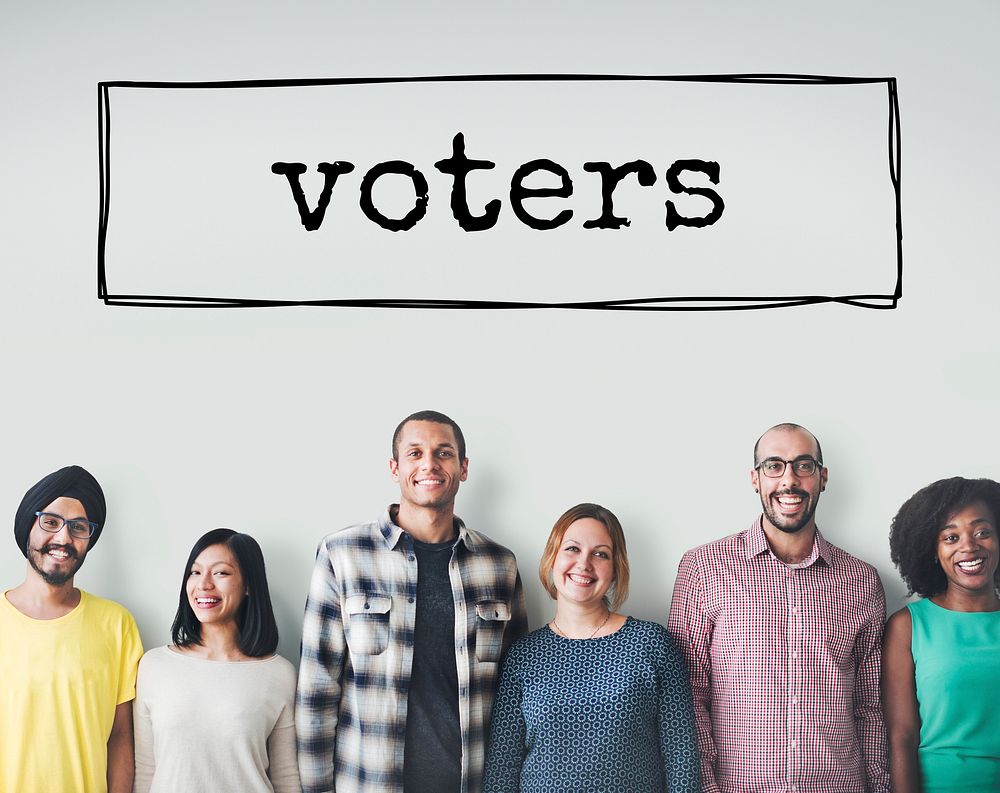 Vote Voters Election Option Word Box Concept