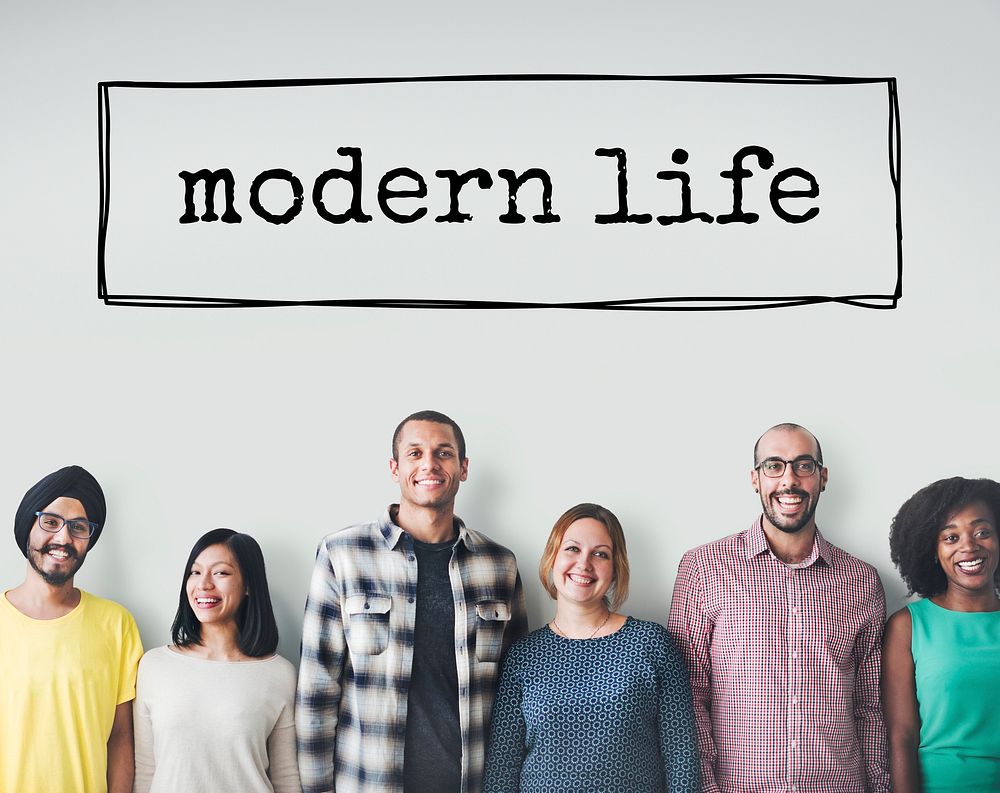 Modern Life Minimalism Lifestyle Trendy Concept