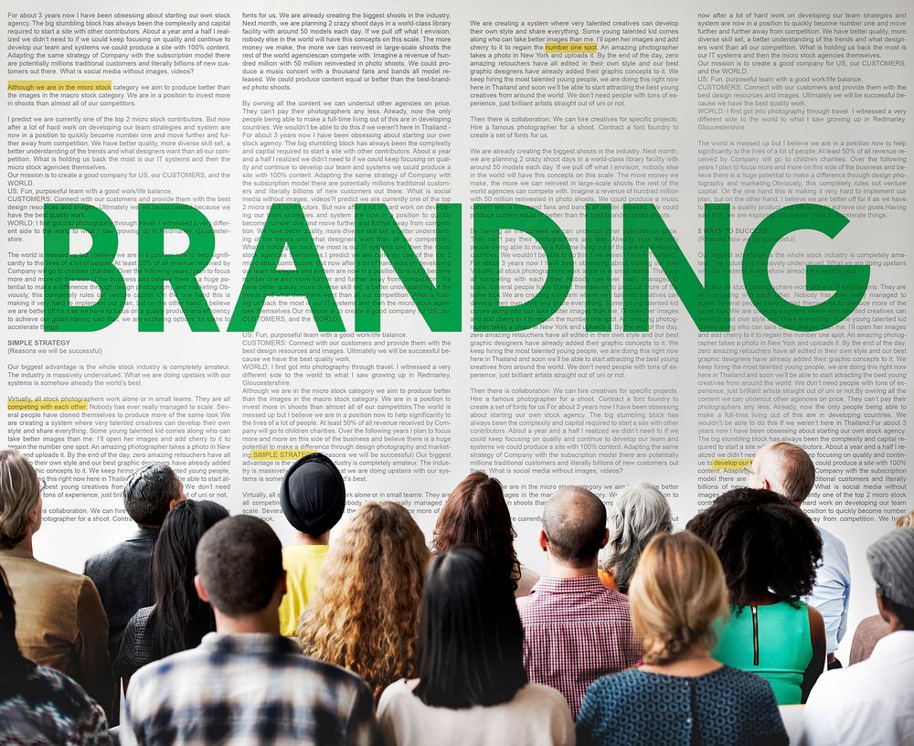 Branding Advertising Marketing Profile Label Concept