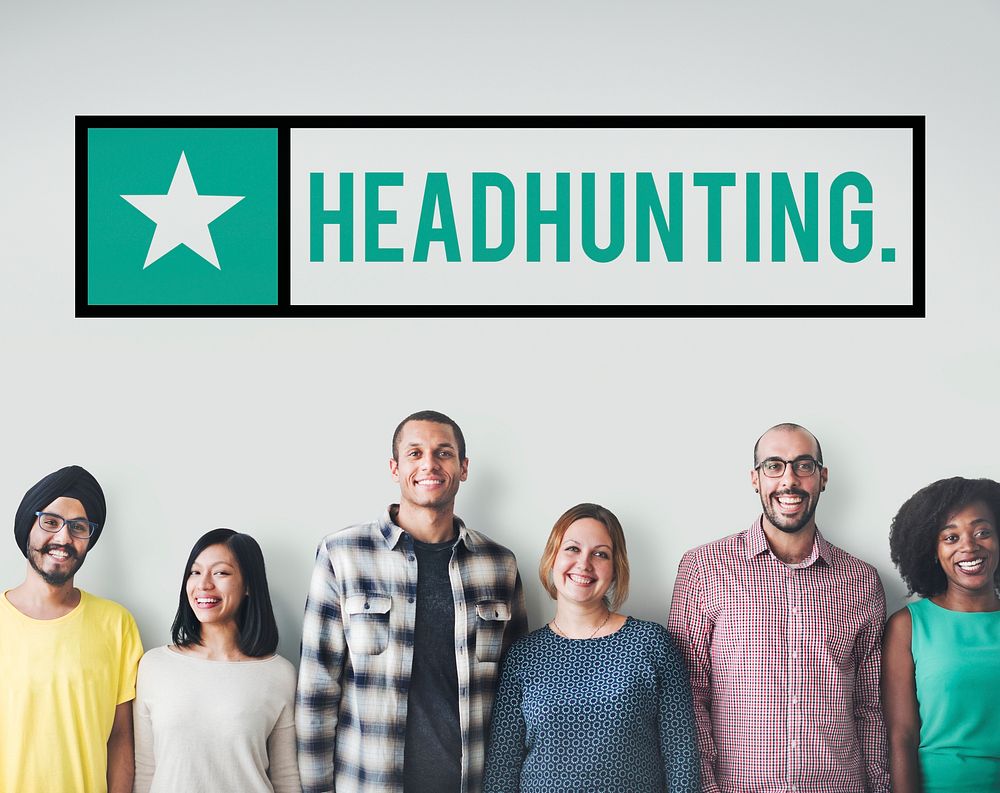 Headhunting Manpower Jobs Human Resources Concept