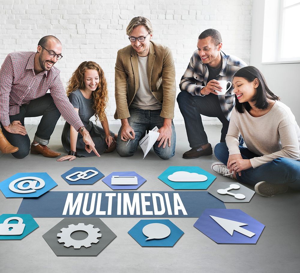 Multimedia Modern Technology Graphic Concept