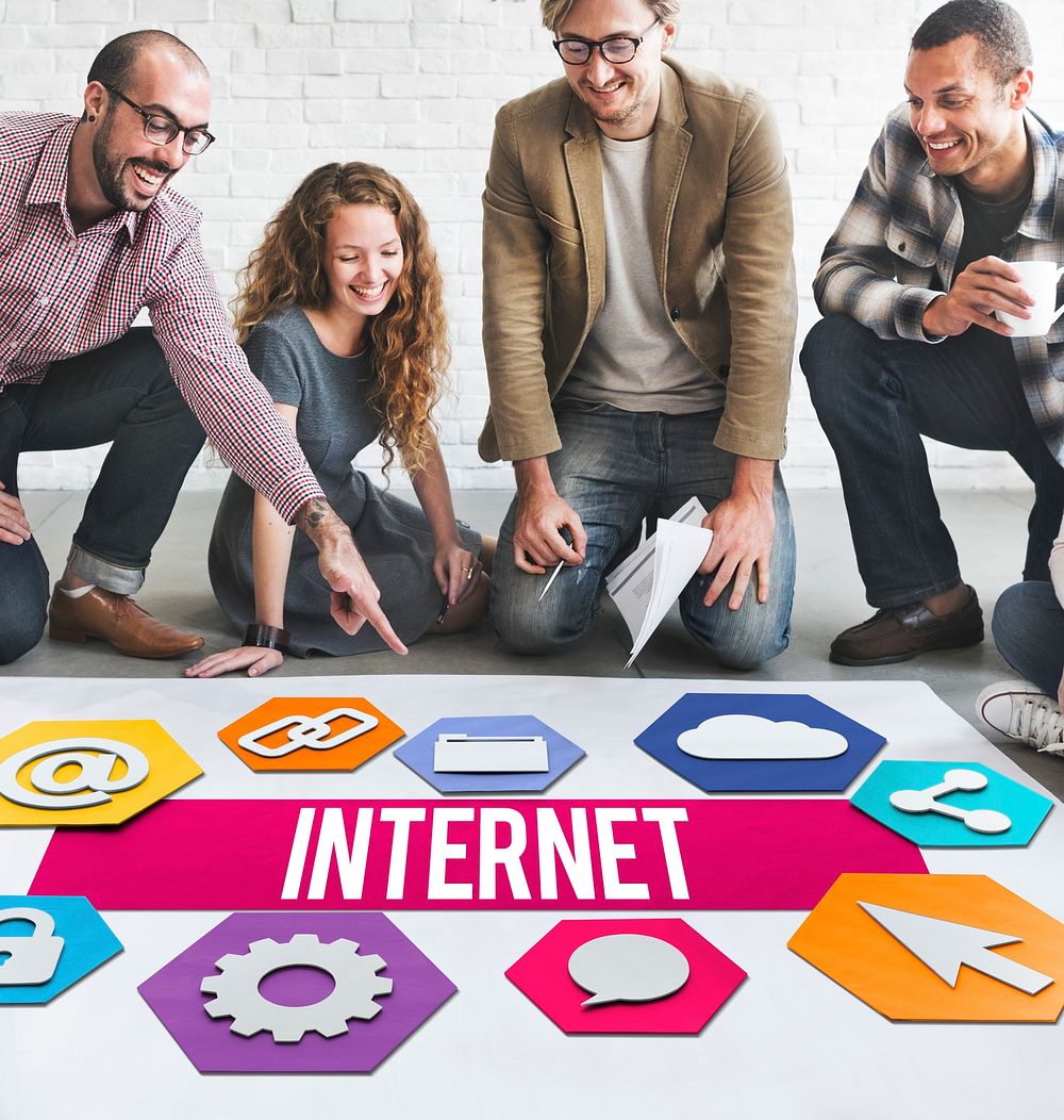 Internet People Network Graphic Concept