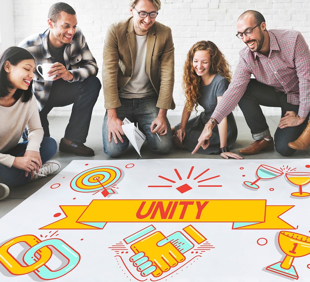 Unity Teamwork Cooperation Collaboration Concept