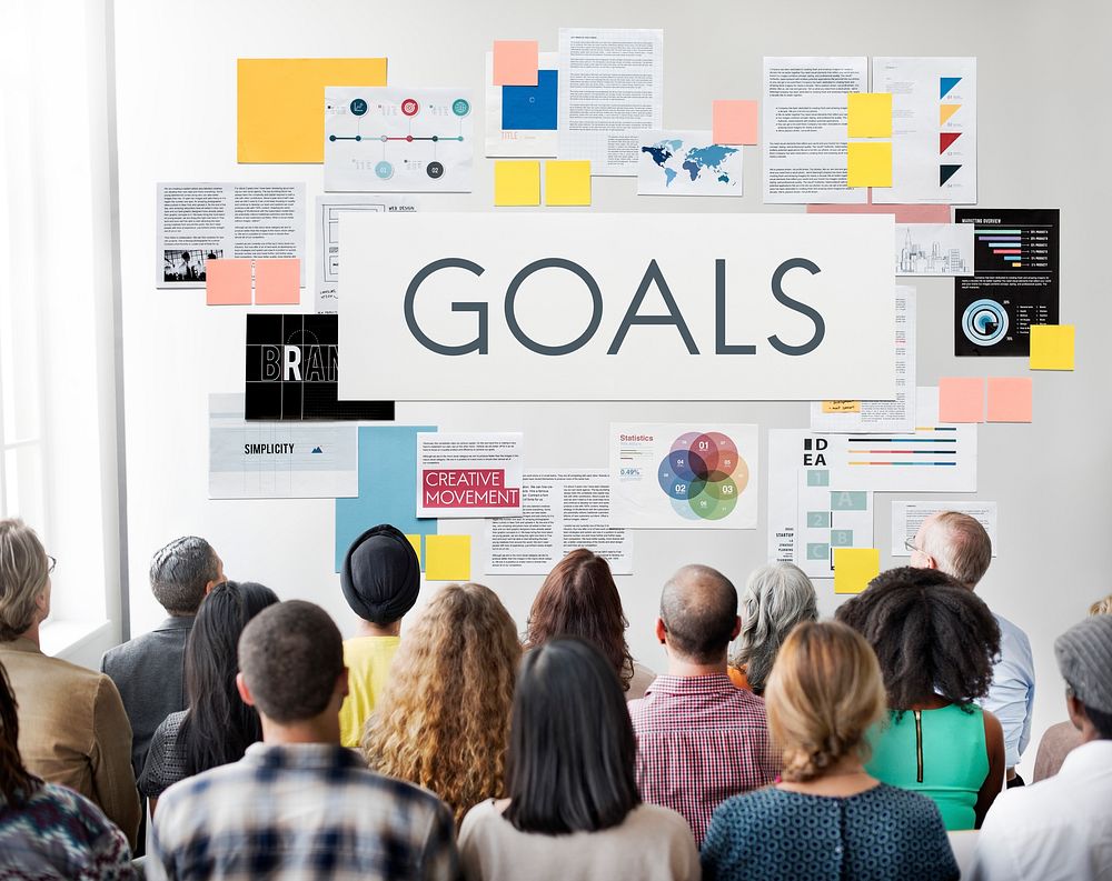 Goals Aspirations Inspiration Mission Target Concept