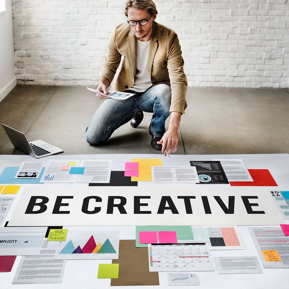 Be Creative Design Imagine Innovate Invention Concept