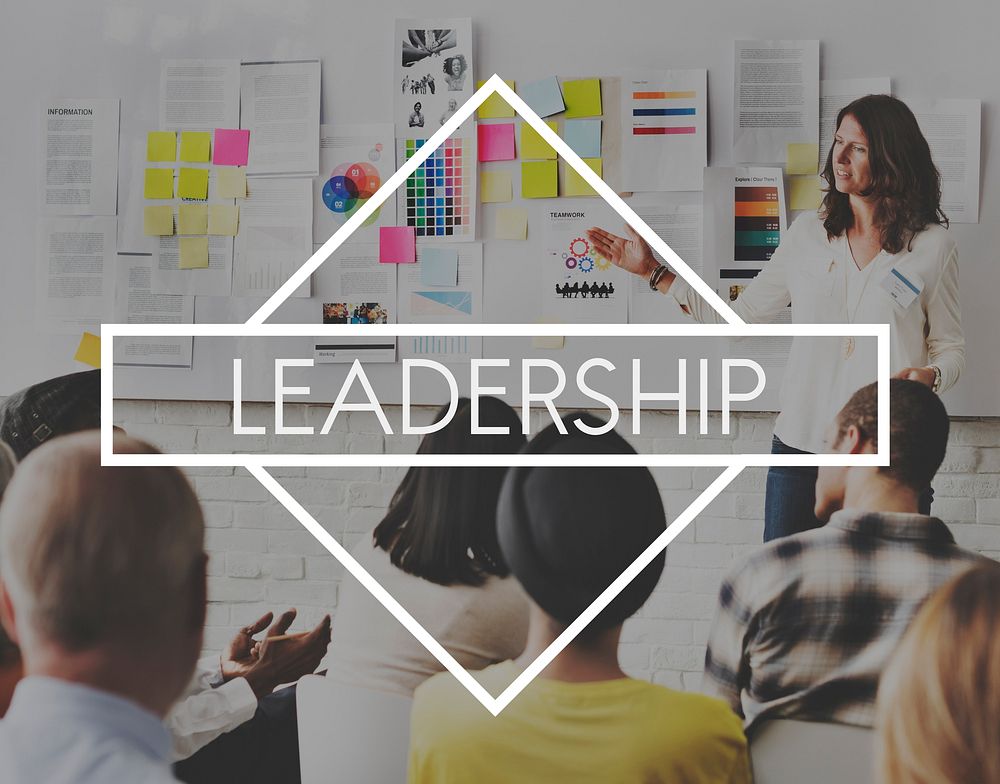 Leadership Authority Coach Lead Management Concept