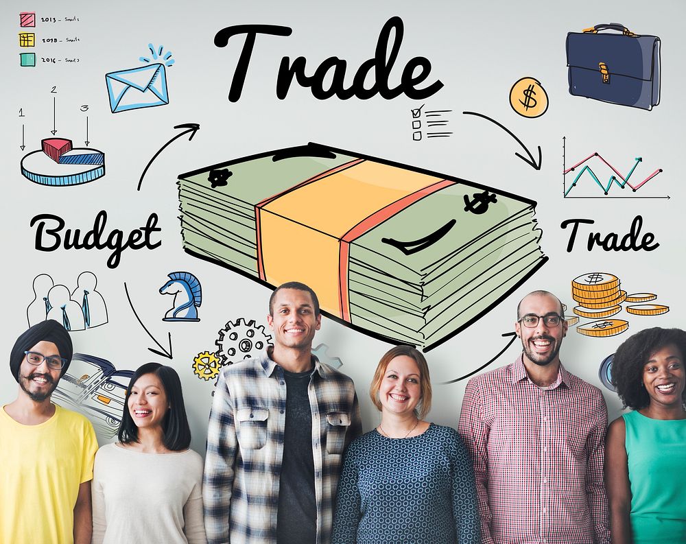 Trade Business Dealing Exchange Merchandise Swap Concept