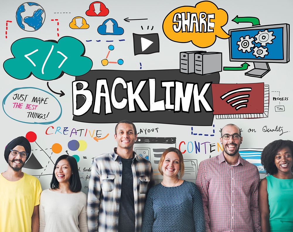 Backlink Hyperlink Internet Connection Online Network Concept