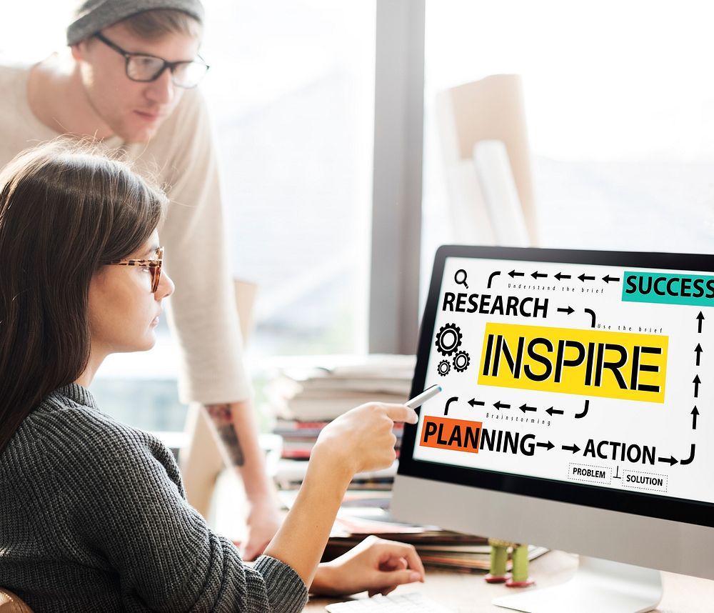 Inspire Research Planning Action Success Concept