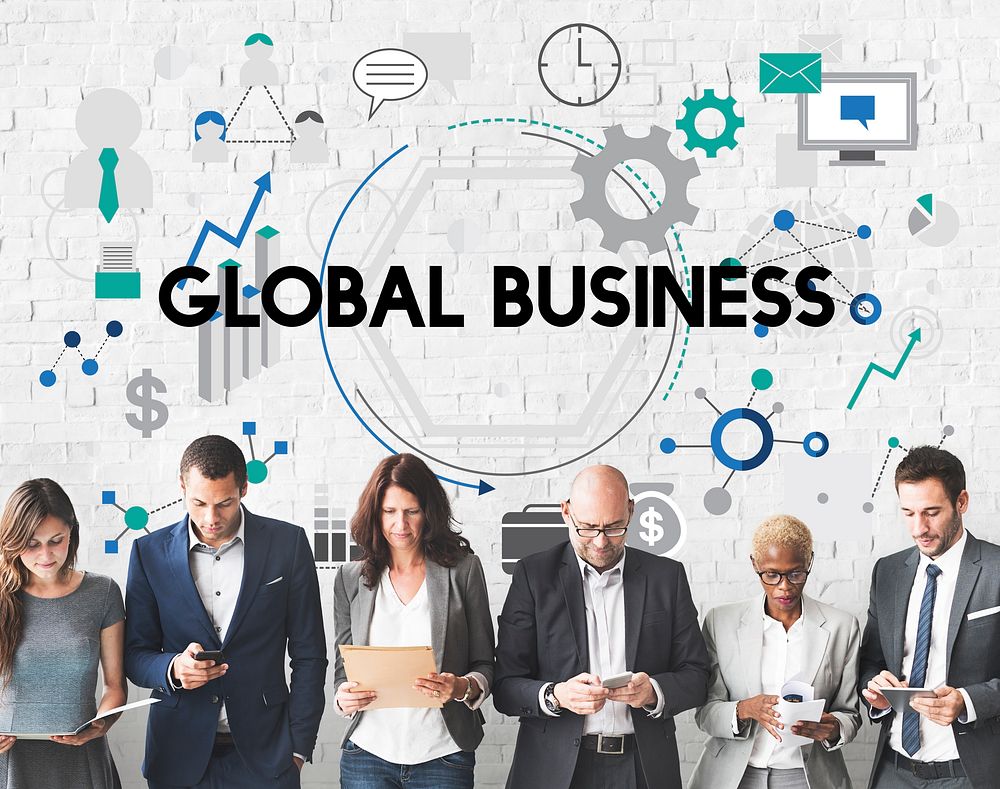 Global Business Corporate International Network Concept