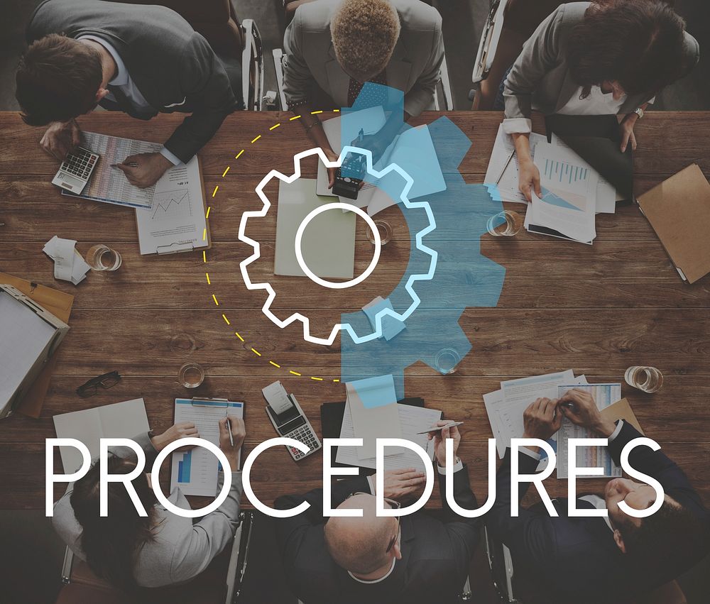 Procedures Business Action Analysis Development Concept
