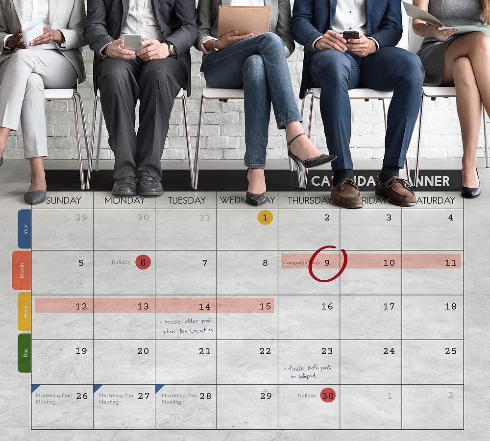 Calendar Planner Organization Management Remind Concept
