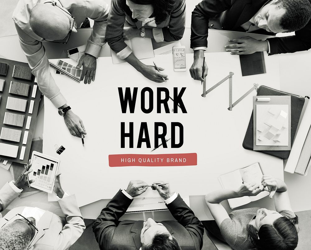 Work Hard Business Effiectiveness Overload Concept
