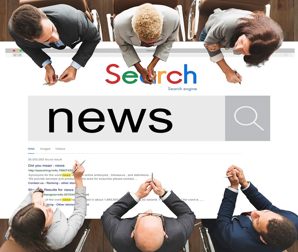 News Update Information Report Search Concept