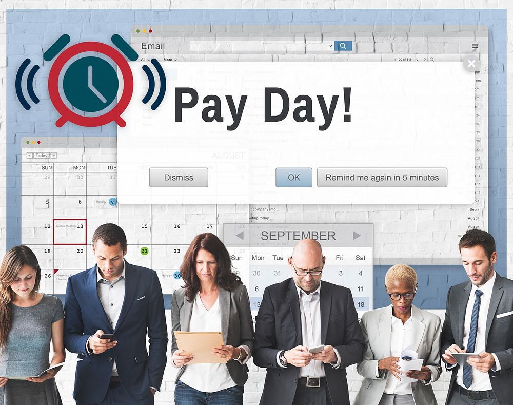 Pay Day Bookkeeping Budget Finance Income Concept