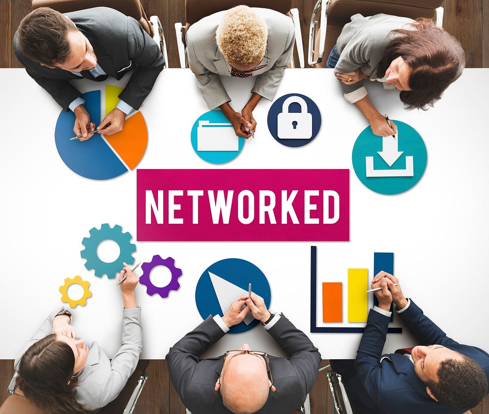 Networked Networking Internet Connection Concept