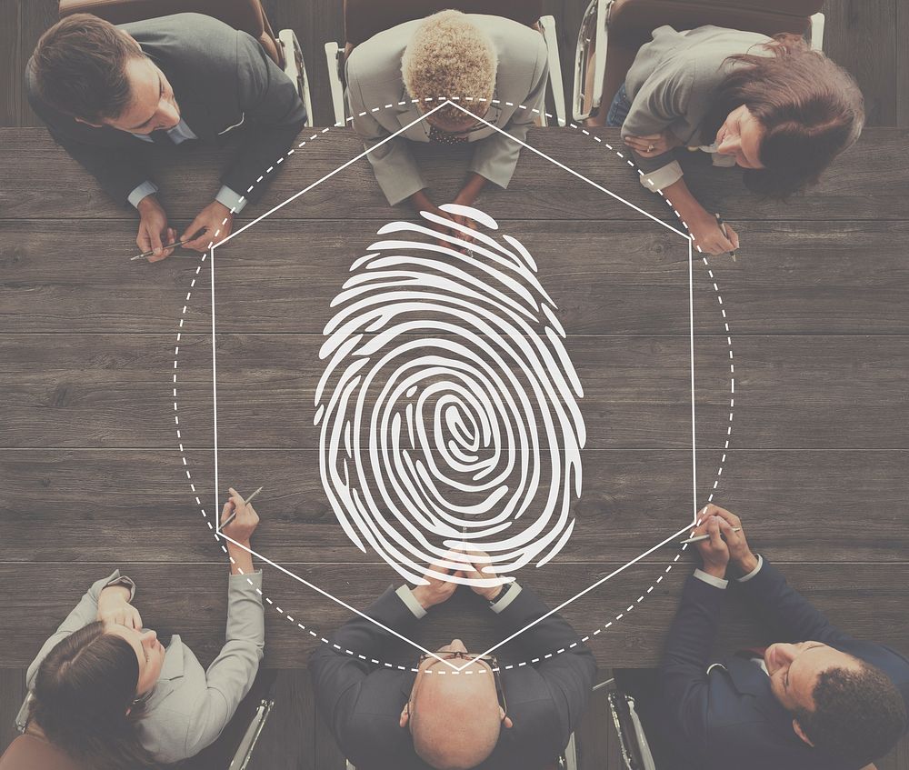 Fingerprint Security Distinction Access Graphic Concept