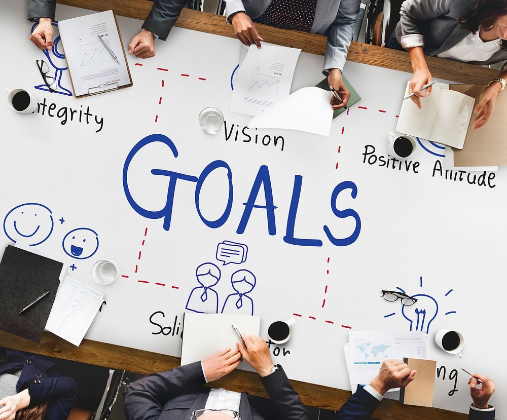 Goals Aim Aspiration Believe Inspiration Target Concept