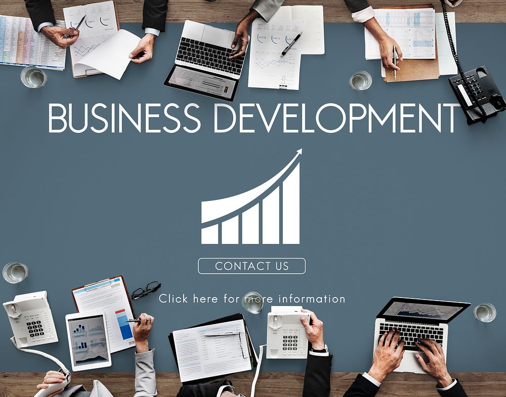 Business Development Startup Growth Statistics Concept