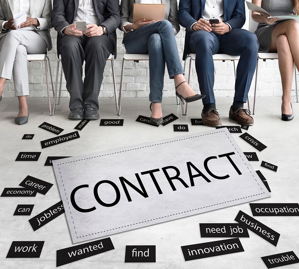 Contract Employment Deal Settlement Solution Concept