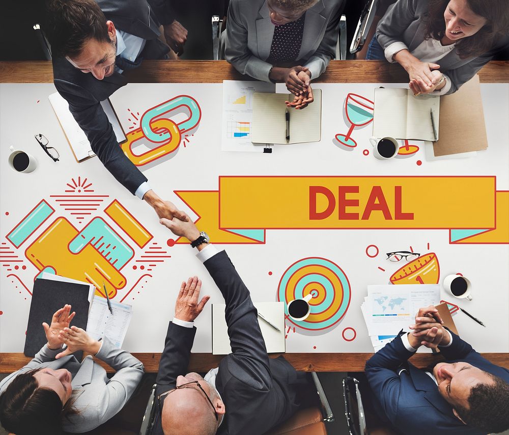 Deal Contract Solution Strategy Partnership Concept