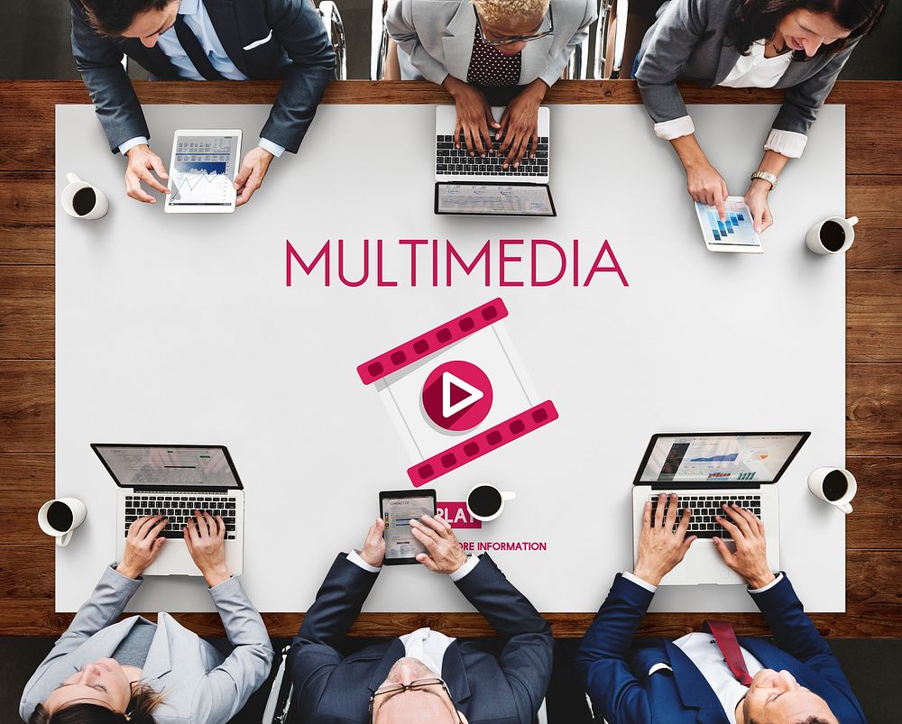 Multimedia Digital Entertainment Audio Video Concept