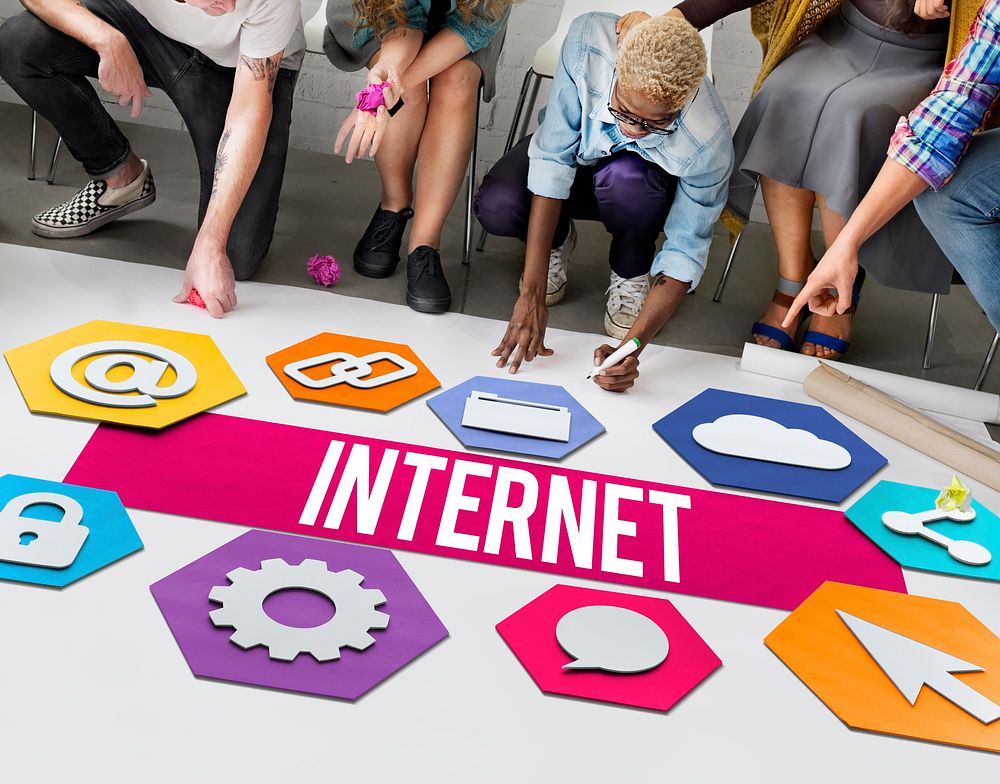Internet People Network Graphic Concept