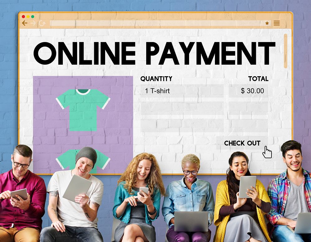 Online Payment Commerce Consumerism Credit Concept