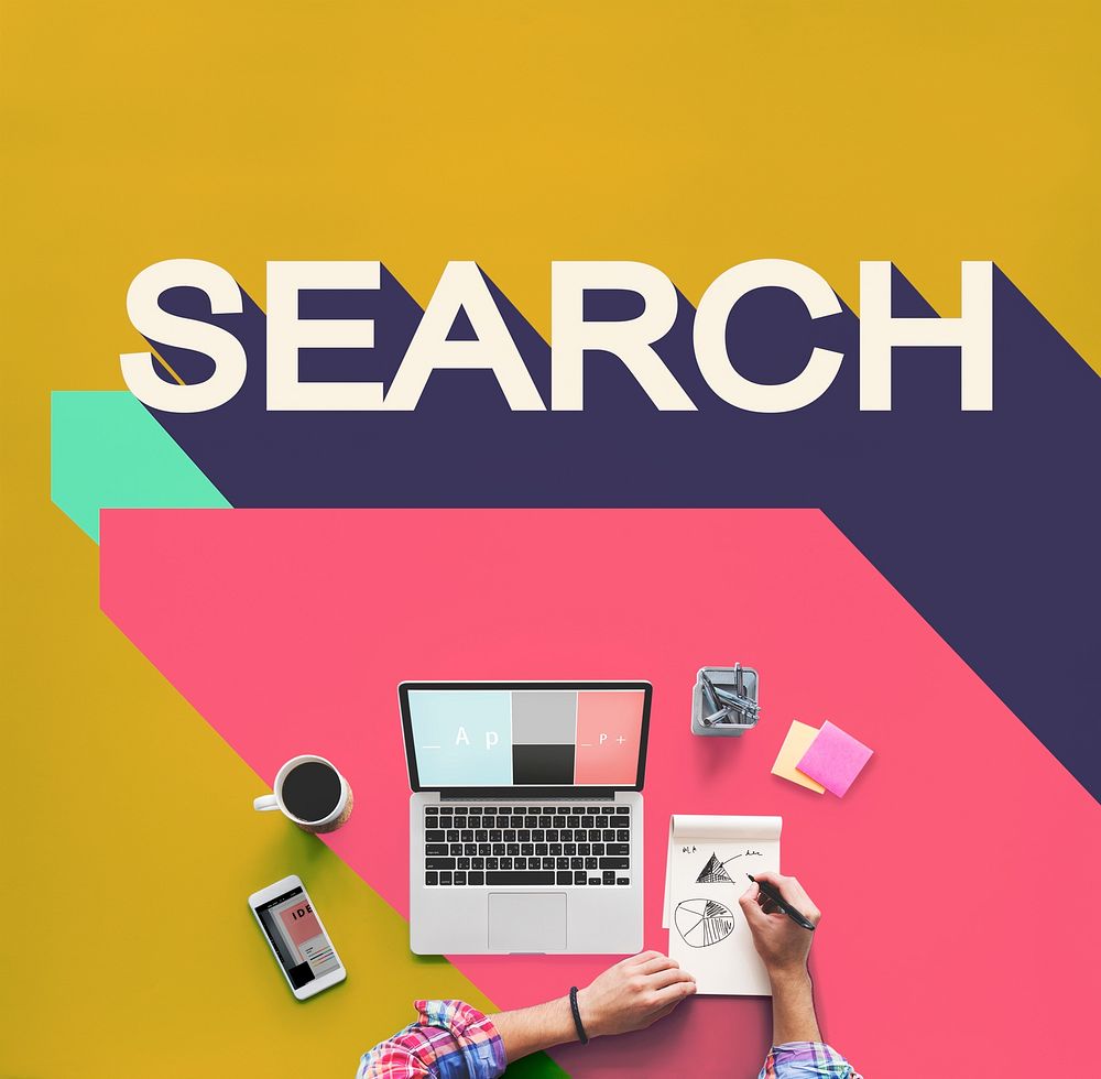 Search Engine Optimisation Finding SEO Seeking Concept