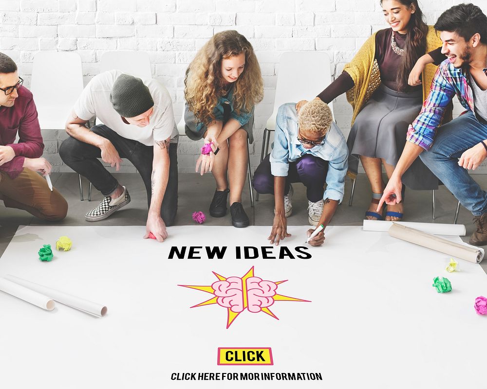 New Ideas Design Innovation Plan Action Vision Concept