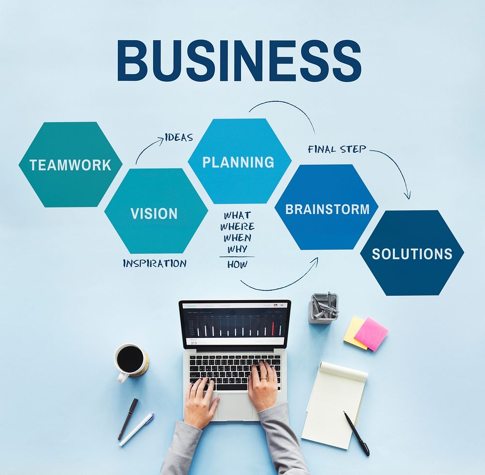 Business Strategy Vision Planning Concept