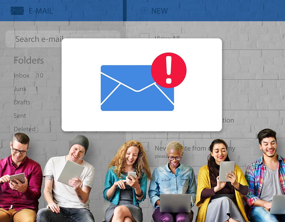 Message Inbox Notification Icon Concept