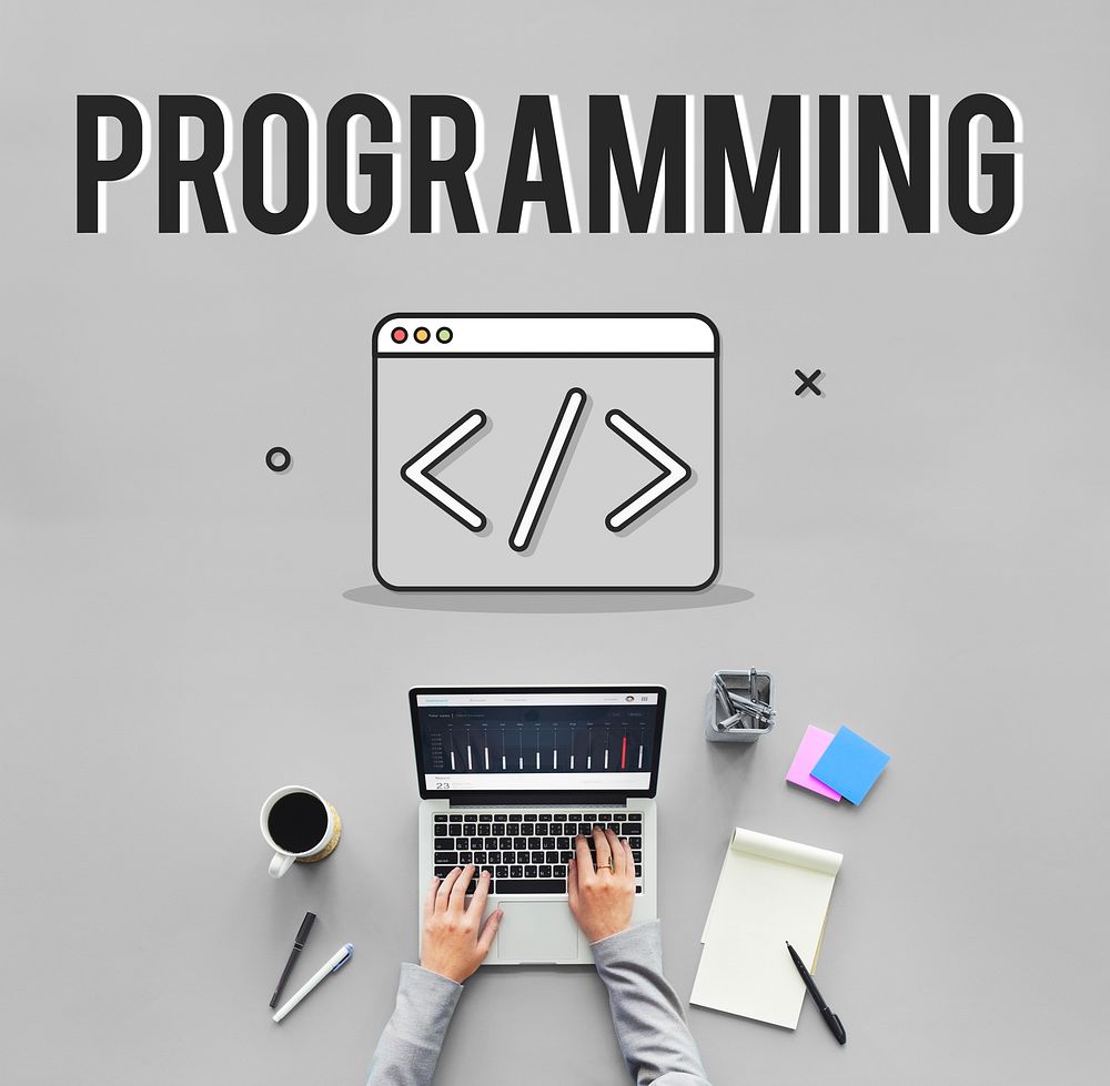 Programming Website Code Network Concept