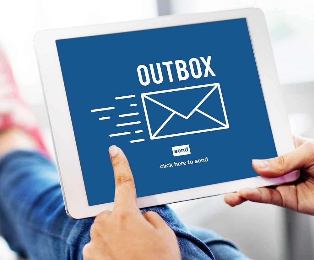 Outbox Inbox Email Connection Global Communications Concept