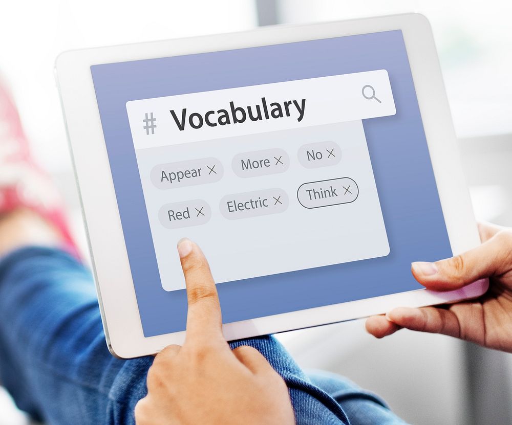 Vocabulary Words Learning Studying Explanation