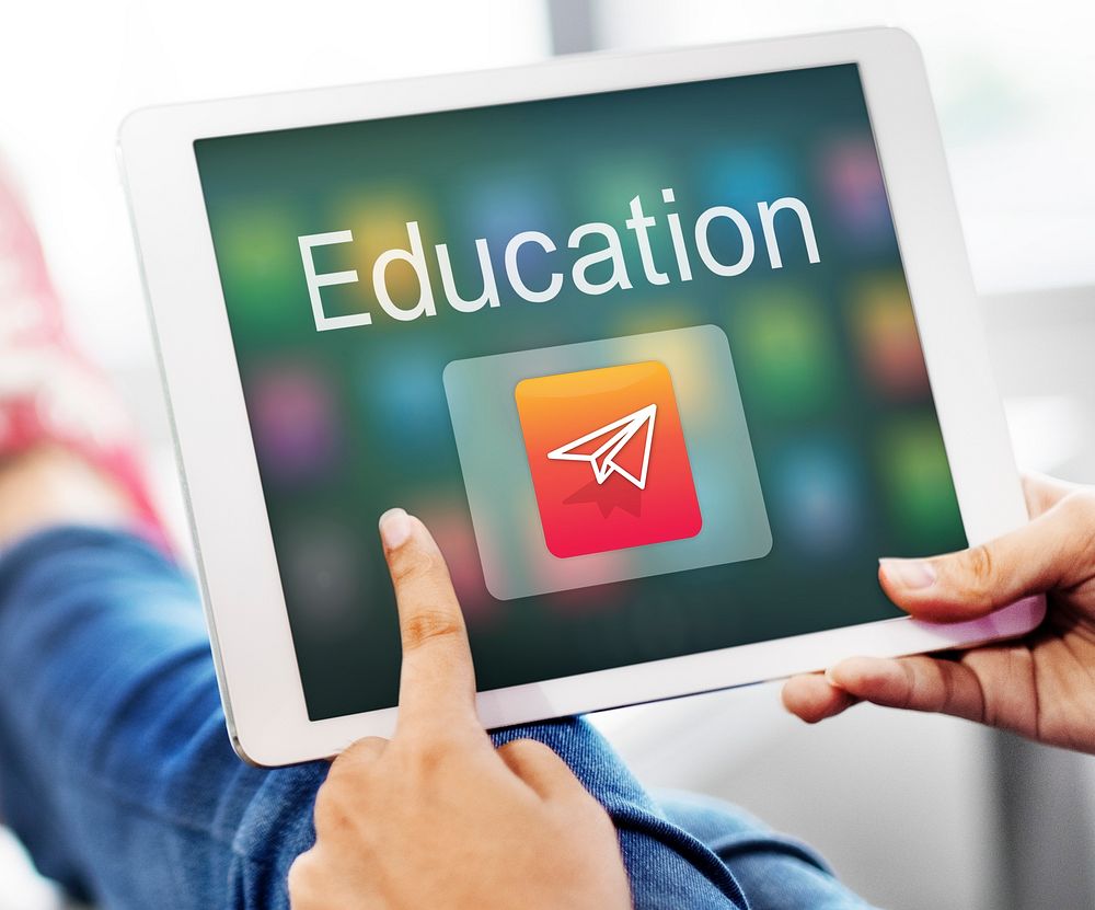 Academic E-Learning Education Online Application Concept