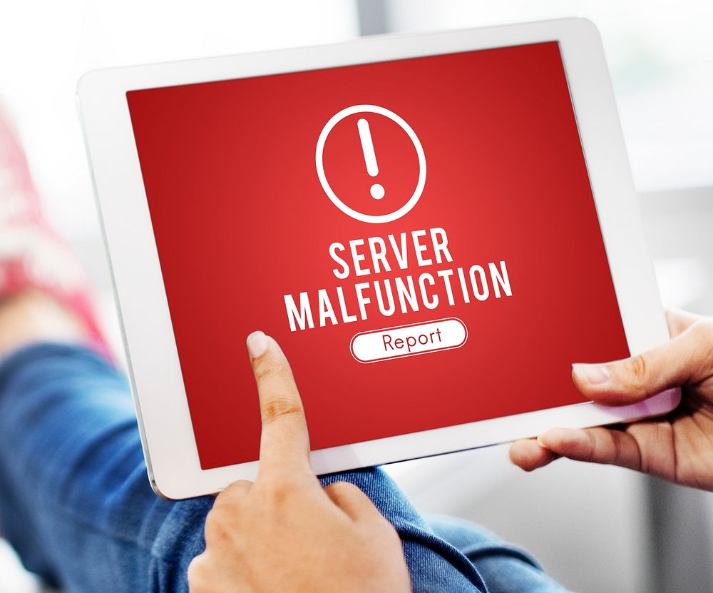 Server Malfunction Network Problem Technology Software Concept