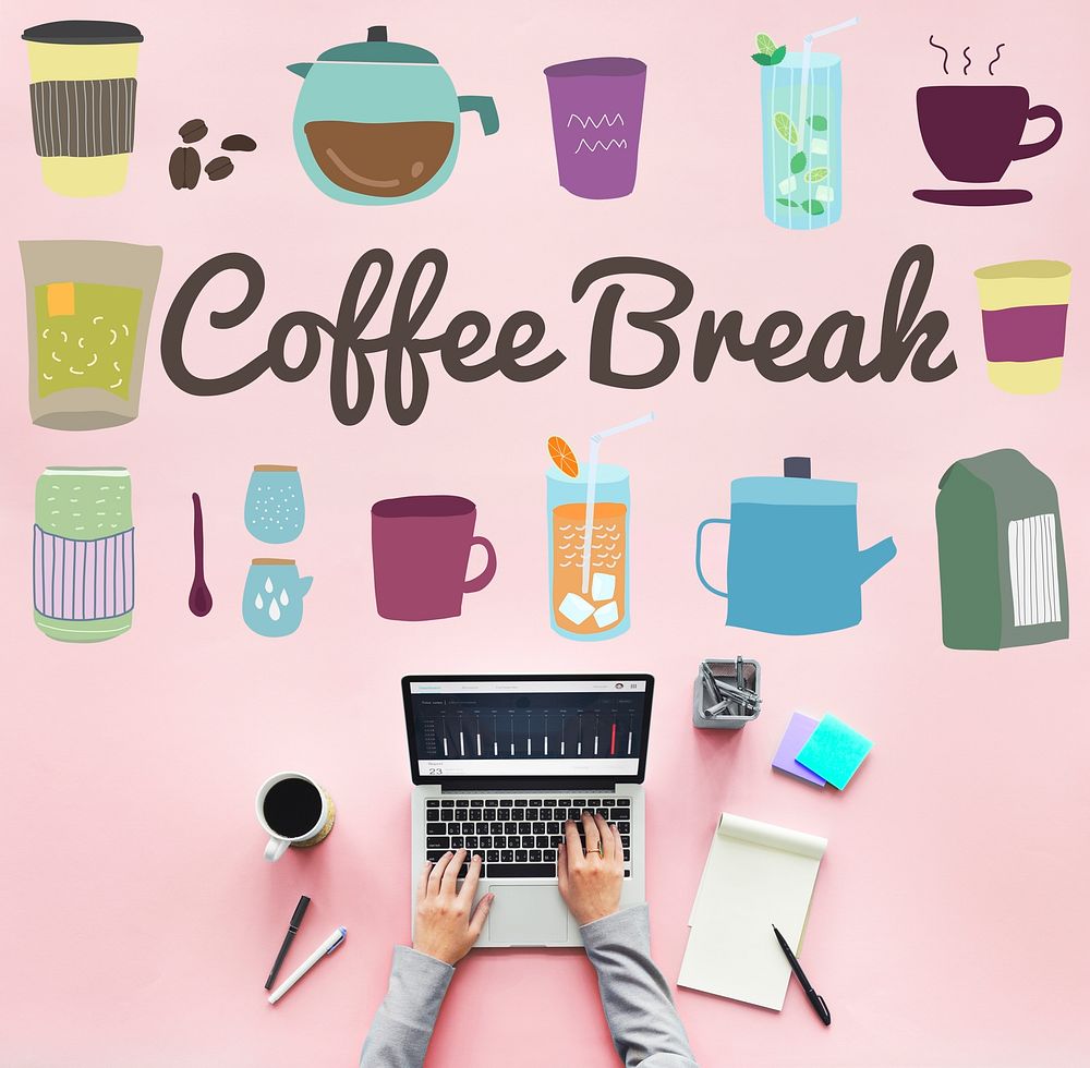Coffee Break Beverage Pause Relaxation Casual Concept