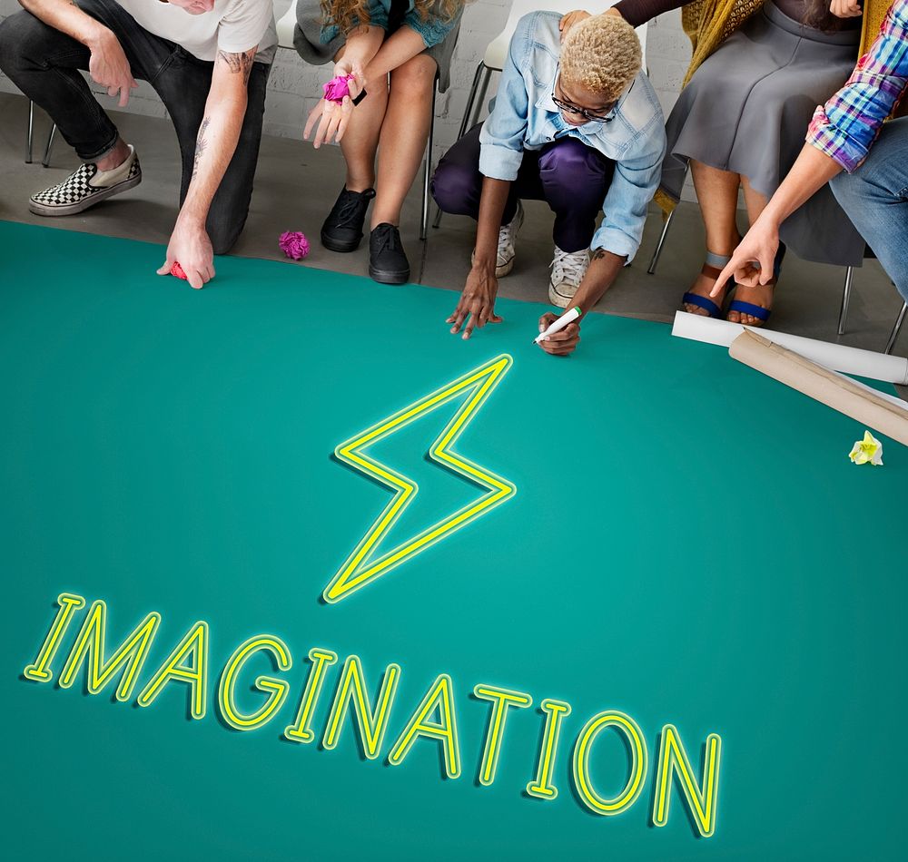 Creativity Ideas Lightning Imagination Inspiration Concept