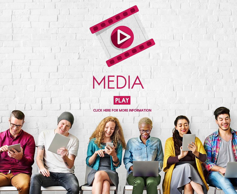 Media Digital Communication Information Social Concept