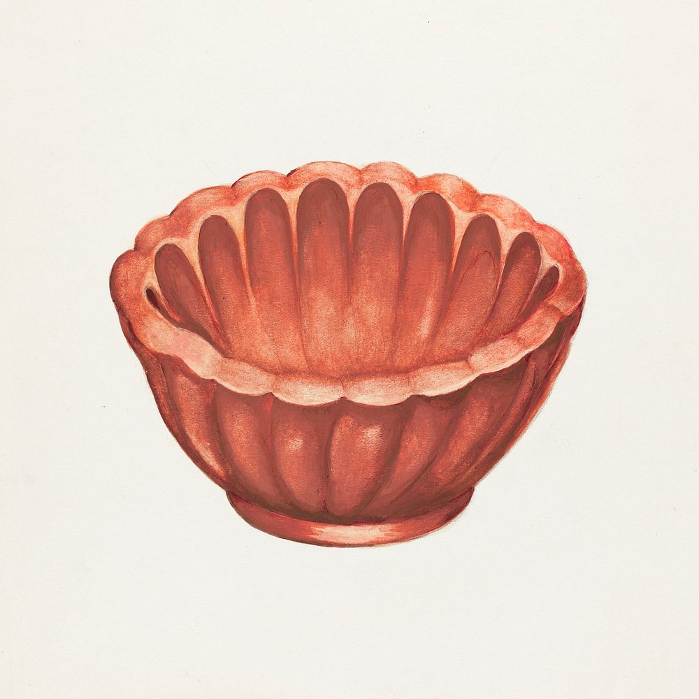 Jelly Mold (ca. 1939) by Anna Aloisi. Original from The National Gallery of Art. Digitally enhanced by rawpixel.