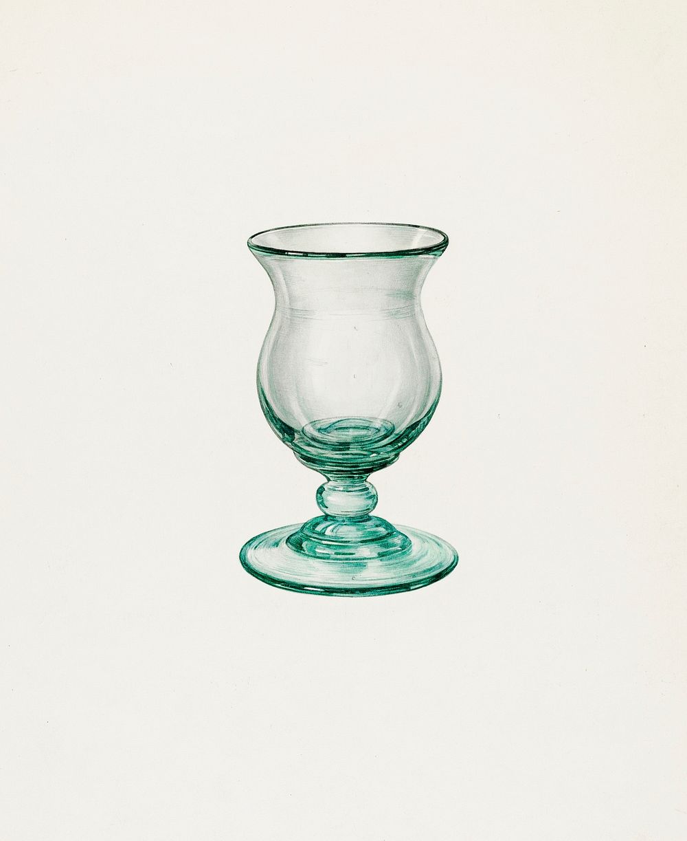 Blown Glass (1935&ndash;1942) by Giacinto Capelli. Original from The National Galley of Art. Digitally enhanced by rawpixel.